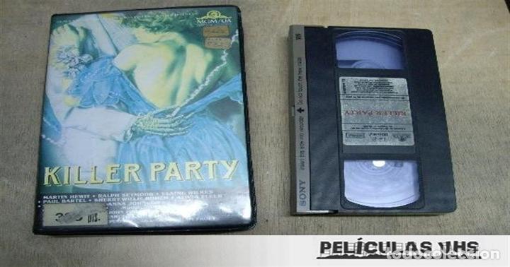 Cin&eacute;ma: Pel&iacute;cula Killer Party en VHS
