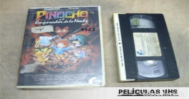 Cine: Pel&iacute;cula Pinocho Y El Emperador De La Noche en VHS