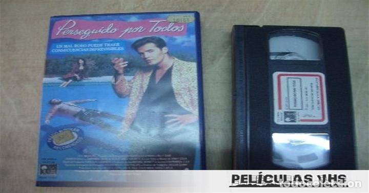 Cine: Pel&iacute;cula Perseguido Por Todos en VHS