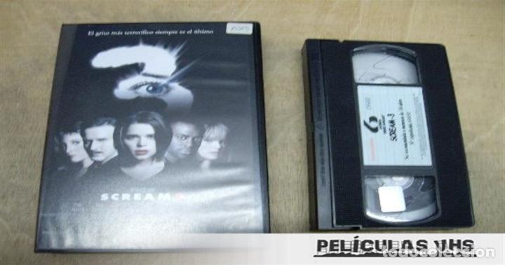 Cine: Pel&iacute;cula Scream 3 en VHS