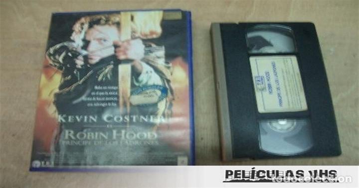 Cine: Pel&iacute;cula Robin Hoon El Pr&iacute;ncipe De Los Ladrones en VHS