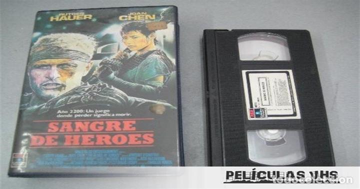 Cine: Pel&iacute;cula Sangre De H&eacute;roes en VHS