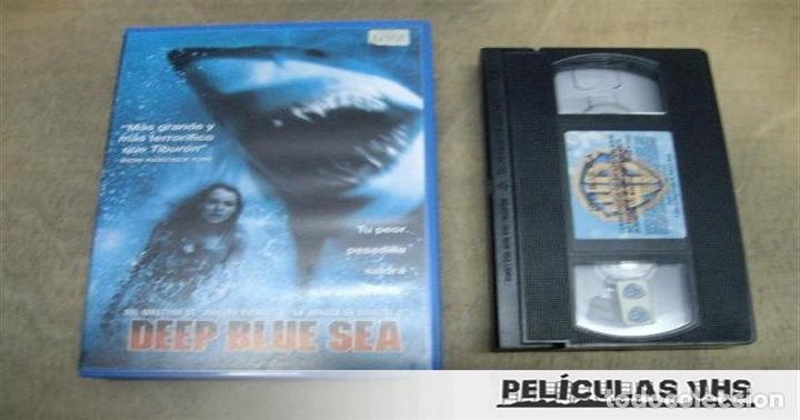 Cinema: Pel&iacute;cula Deep Blue Sea en VHS