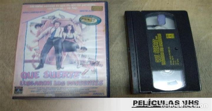 Cinema: Pel&iacute;cula Que Suerte Llegaron Los Parientes en VHS