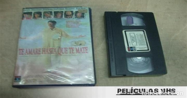 Cinema: Pel&iacute;cula Te Amar&eacute; Hasta Que Te Mate en VHS