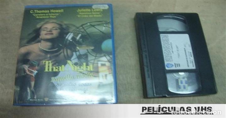 Cinema: Pel&iacute;cula That Night en VHS