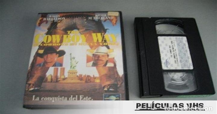 Cinema: Pel&iacute;cula The Cowboy Way en VHS