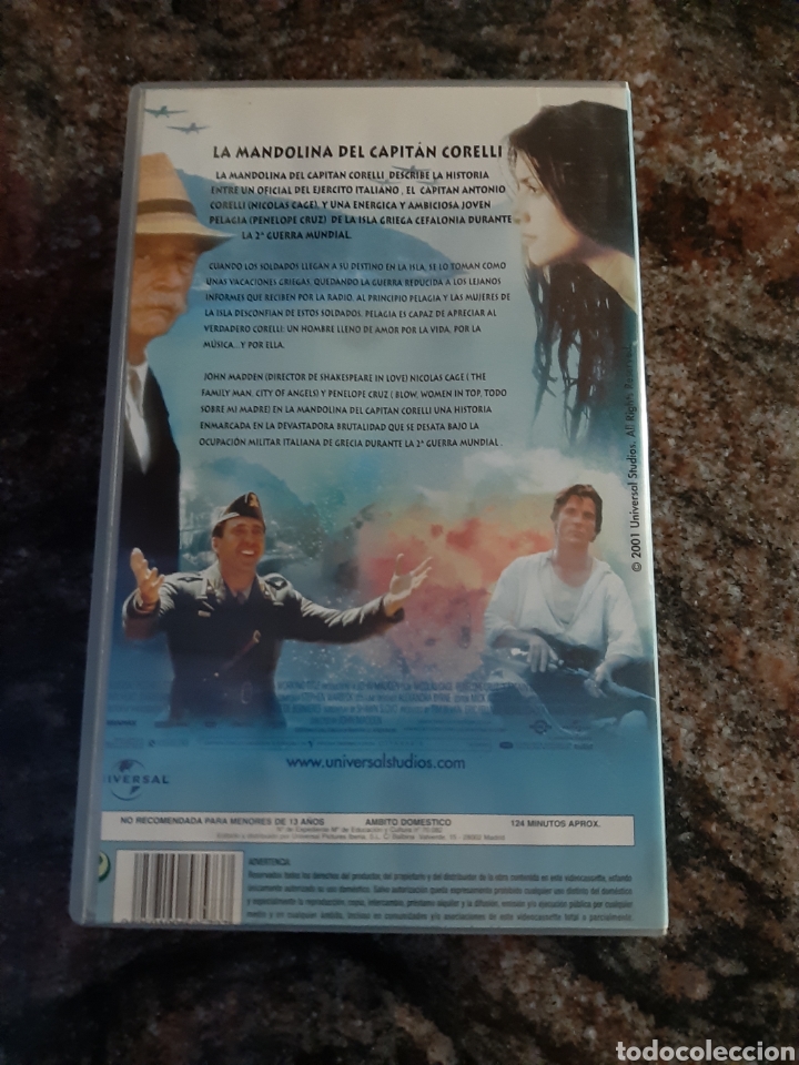 Cine: VHS La mandolina del capit&aacute;n Corelli - Foto 2