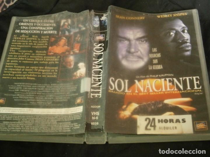 Cine: PELICULA VHS, SOL NACIENTE - Foto 1