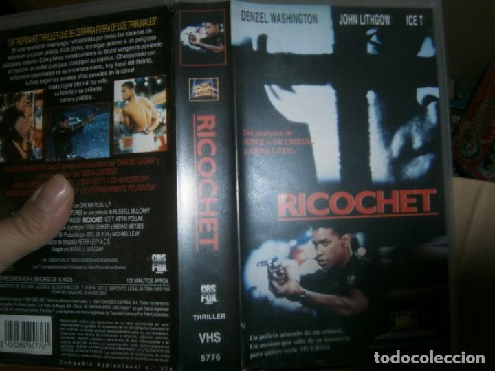 Cine: PELICULA VHS, RICOCHET - Foto 1