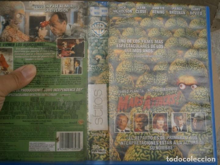 Cine: PELICULA VHS, MARS ATTACKS - Foto 1