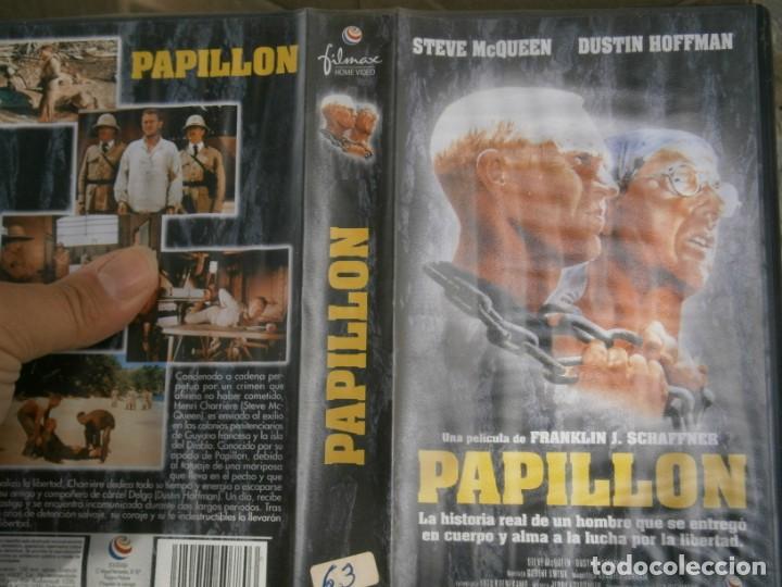 Cine: PELICULA VHS, PAPILLON - Foto 1