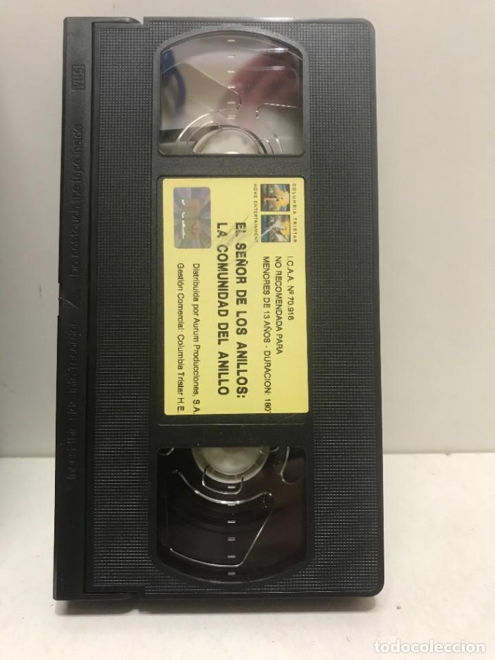 Cine: VHS EL SE&Ntilde;OR DE LOS ANILLOS - Foto 2