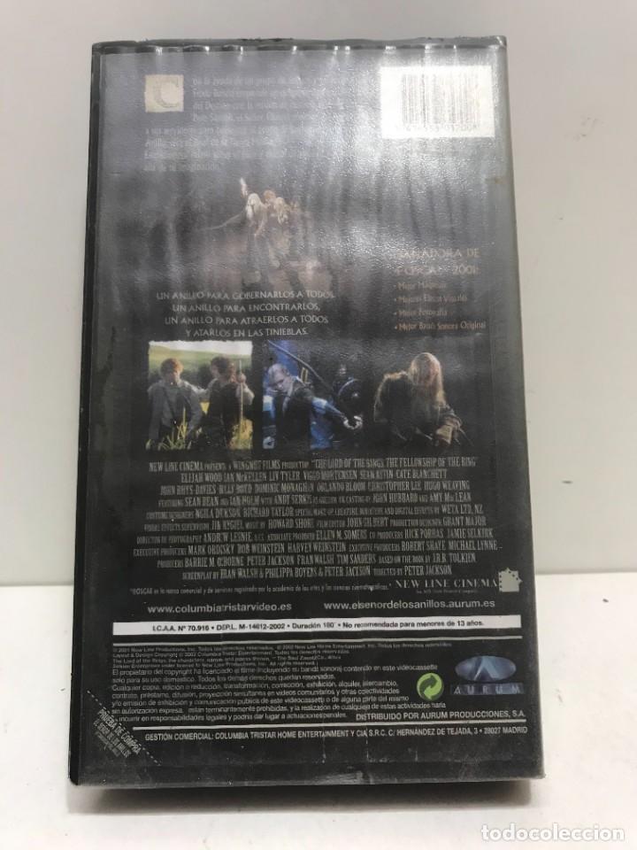 Cine: VHS EL SE&Ntilde;OR DE LOS ANILLOS - Foto 3