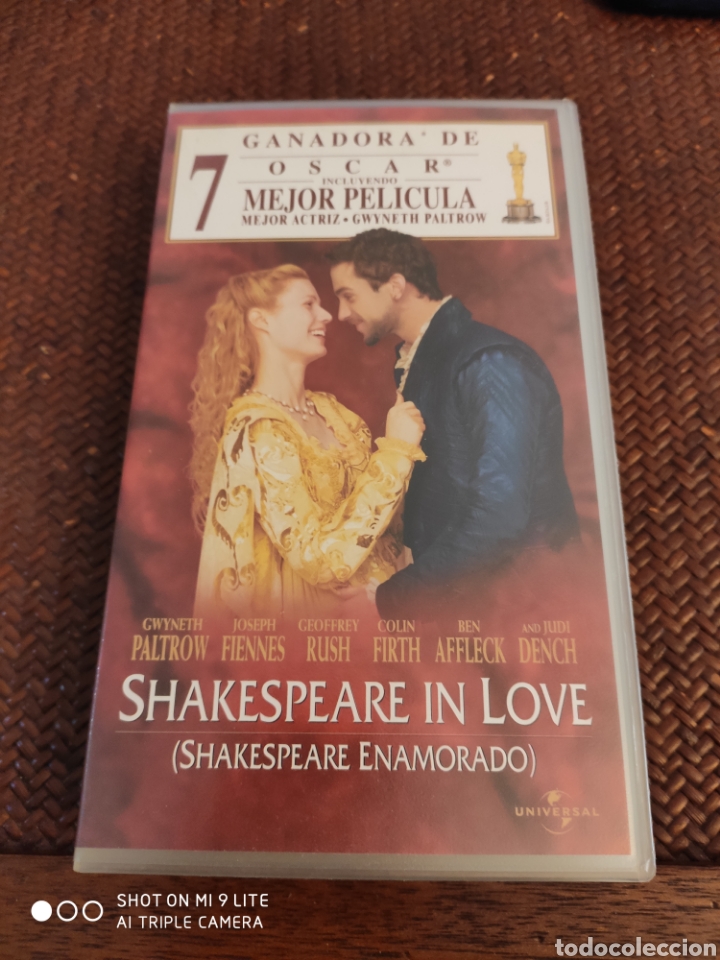 Cine: Shakespeare un LOVE VHS