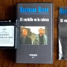 Cine: EL CUCHILLO EN LA CABEZA- . VHS. CON LIBRETO.ENVIO CERTIFICADO INCLUIDO.
