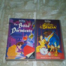 Cinema: LA BELLA DURMIENTE Y LA BELLA Y LA BESTIA (2 PELÍCULAS VHS), VER OTRA FOTO.. Lote 230194975