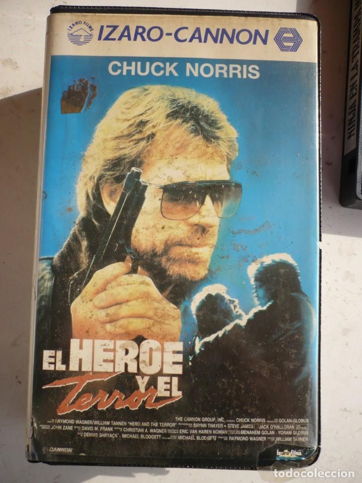 Cine: EL HEROE Y EL TERROR (1988) VHS,
