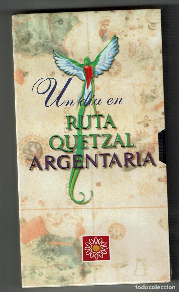 Cine: VHS - UN DIA EN RUTA QUETZAL - BANCO ARGENTARIA - PRECINTADA -1993
