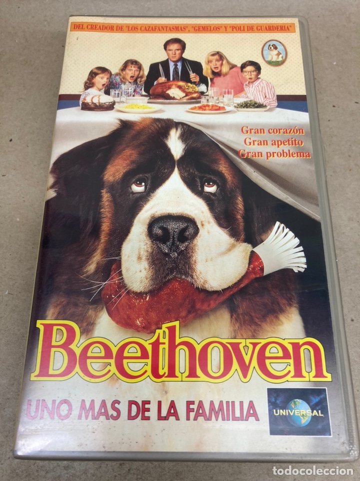 Cine: Pel&iacute;cula VHS Beethoven uno m&aacute;s de la familia