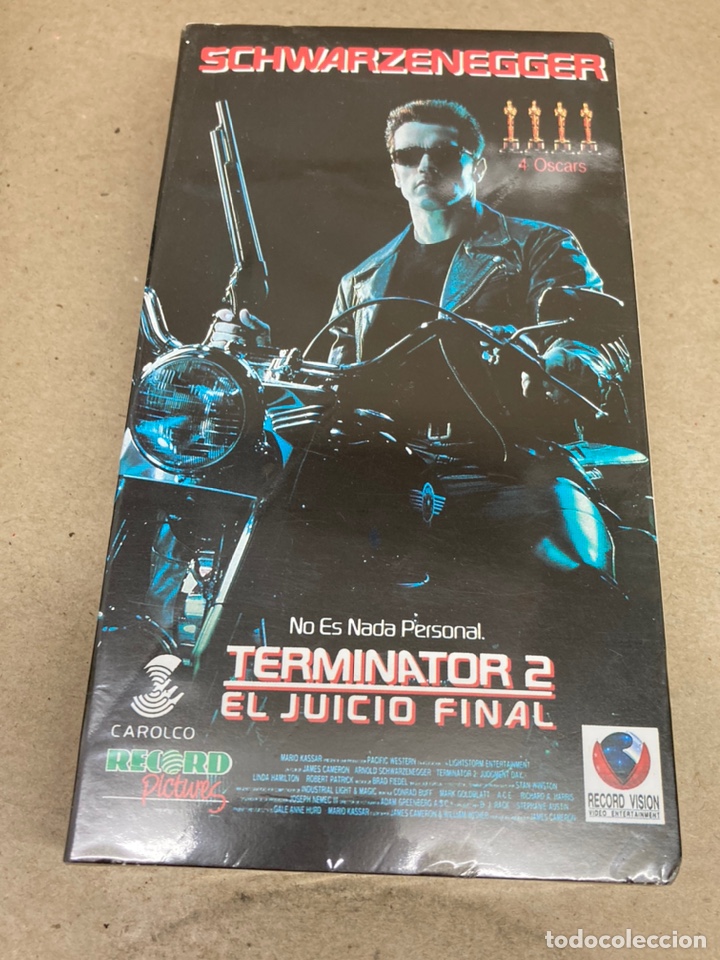 Cine: Pel&iacute;cula VHS Terminator 2 El Juicio Final sin uso