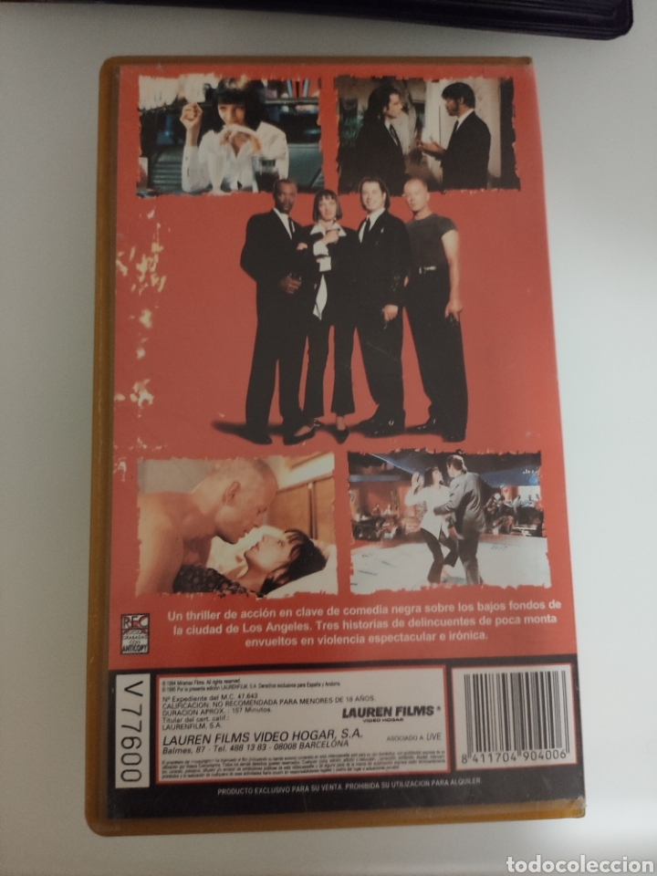 Cine: Cinta VHS Pulp Fiction - Foto 3