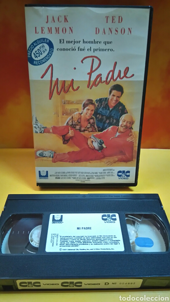 Cine: MI PADRE - Jack Lemmon, Ted Danson - VHS - Foto 2