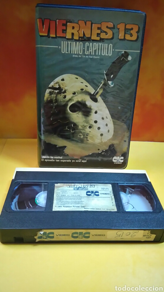 Cine: VIERNES 13 &Uacute;LTIMO CAP&Iacute;TULO - VHS - Foto 2