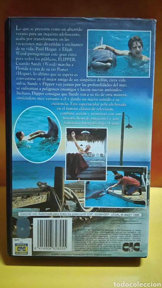 Cine: FLIPPER - PAUL HOGAN - VHS - Foto 4