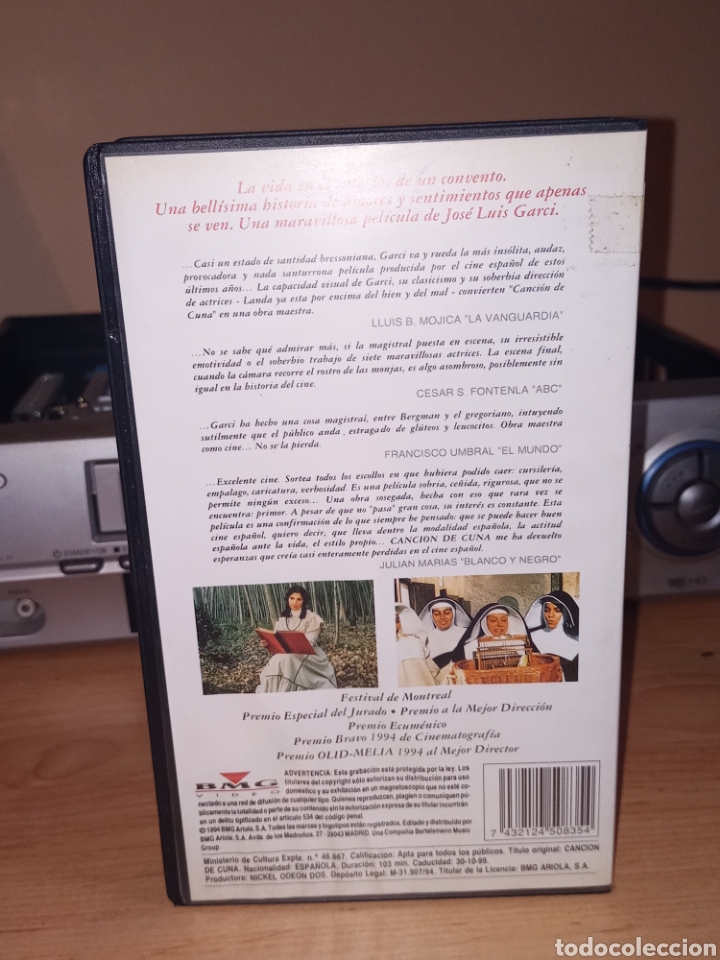 Cine: Canci&oacute;n de cuna vhs - Foto 2