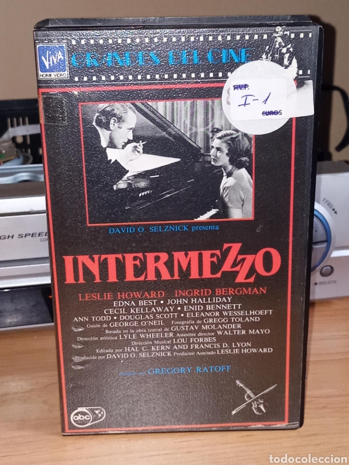 Cine: Intermezzo vhs - Foto 1