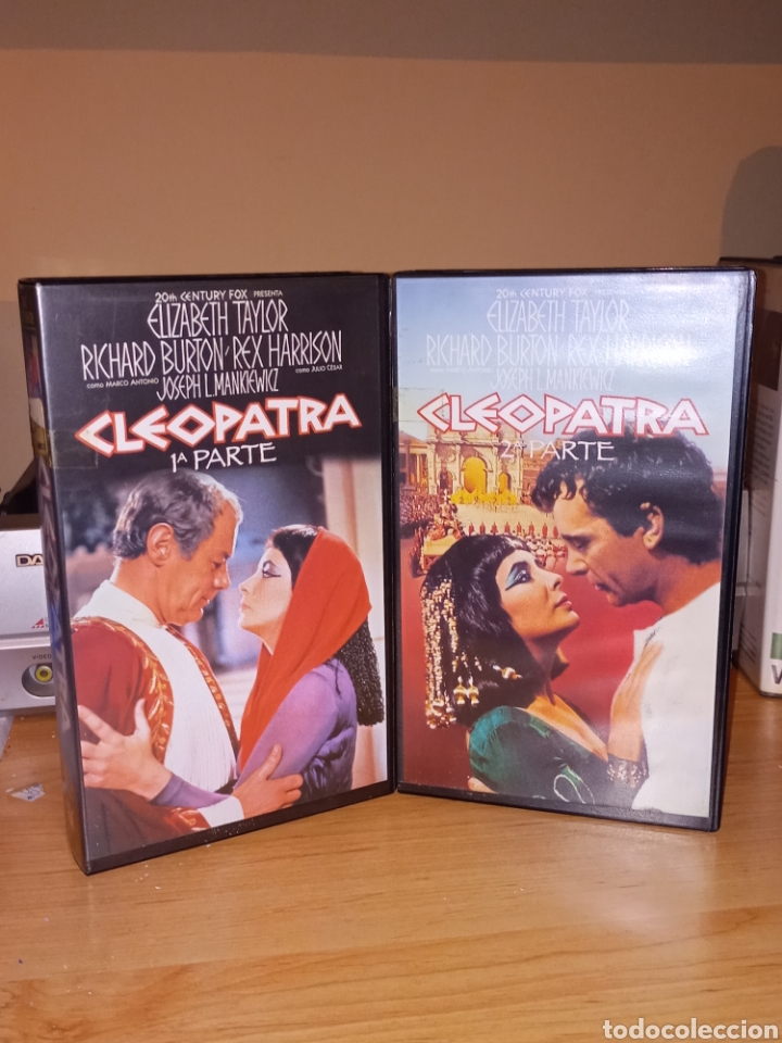 Cine: Cleopatra 1 y 2 parte vhs - Foto 1