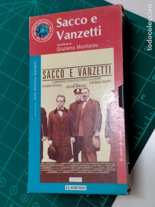 Cine: SACCO E VANZETTI - GIULIANO MONTALDO -RICCARDO CUCCIOLA - GIAN MARIA VOLONTE - VHS EL MUNDO