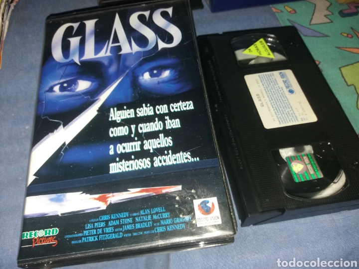 Cine: GLASS- VHS- ALAN LOVELL- trhiller descatalogado 1989