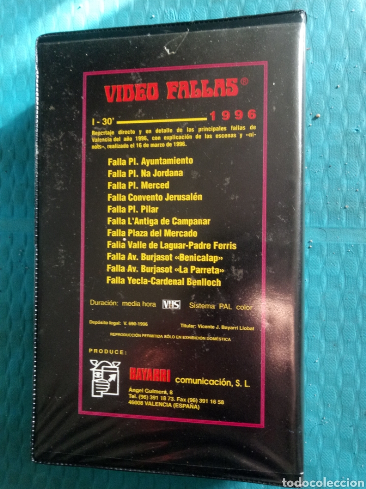 Cine: FALLAS 96 VIDEO VHS - Foto 3