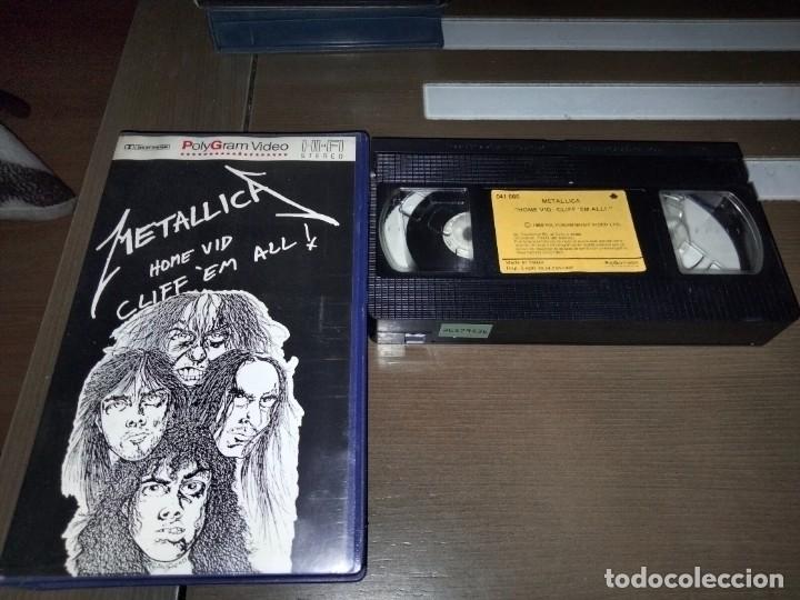 Cine: Metallica home vid cliff em all , vhs