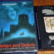 Cine: SANGRE PARA DRACULA - UDO KIER , DALILA DI LAZZARO - TERROR - VHS. Lote 321448763
