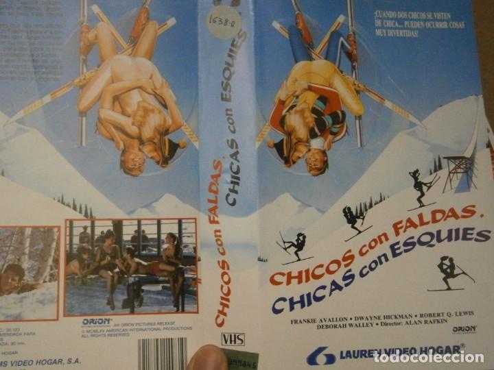 Cine: &iexcl;&iexcl;SOLO CARATULA&iexcl;&iexcl;(( ORIGINAL DE VIDEOCLUB)) CHICOS CON FALDAS CHICAS CON ESQUIES