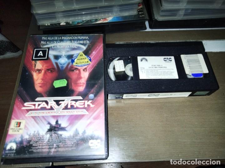 Cine: Star trek V: la &uacute;ltima frontera , 1&deg; y &uacute;nica edici&oacute;n , vhs