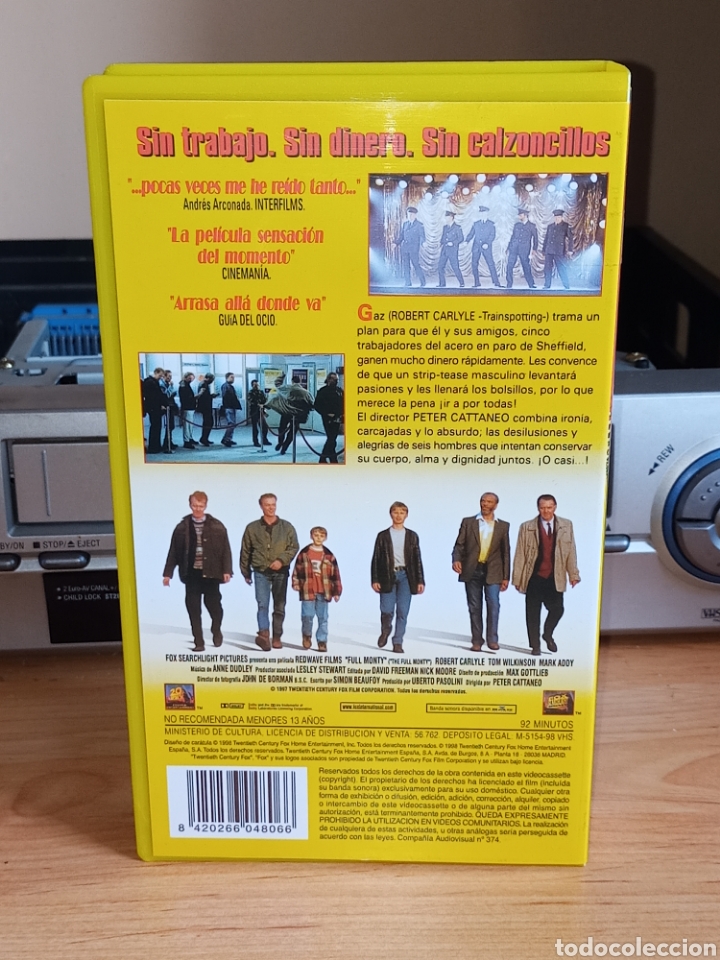 Cine: Full Monty vhs - Foto 2