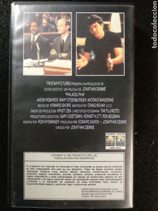Cine: Philadelphia VHS - Foto 2