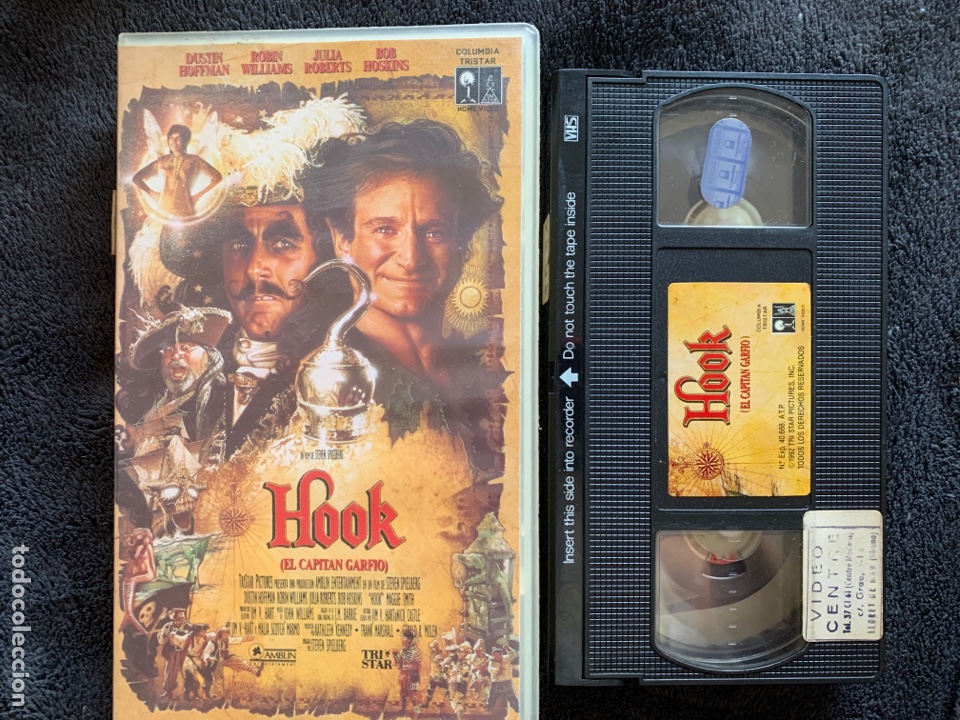 Cine: Hook El capit&aacute;n Garfio vhs Robin Williams - Foto 1