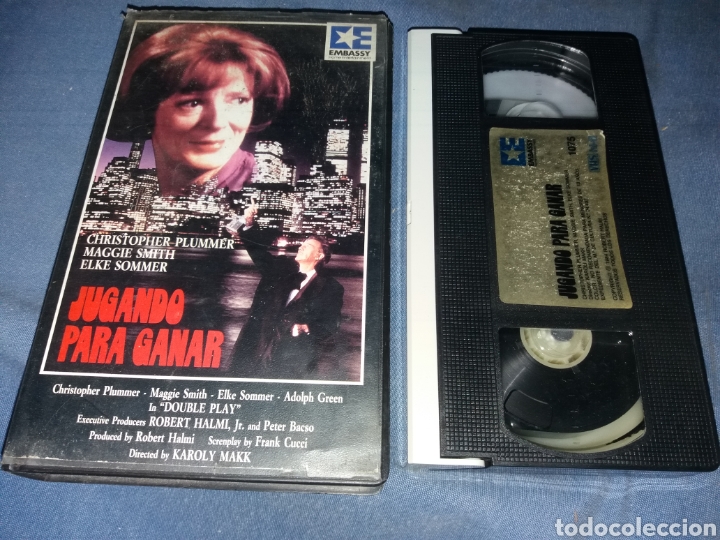 Cine: Jugando para ganar- vhs- christopher plummer- maggie smith- elke sommer- descatalogada unica -1985