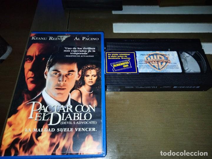 Cine: Pactar con el diablo, vhs - Foto 1