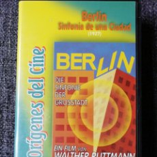 Cine: BERLIN. SINFONÍA DE UNA CIUDAD. 1927.WALTER RUTTMANN. DIVISA EDICIONES.. Lote 246467585