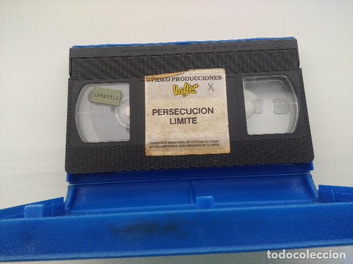 Cine: VHS/PERSECUCION LIMITE/ROBERT MITCHUM. - Foto 2