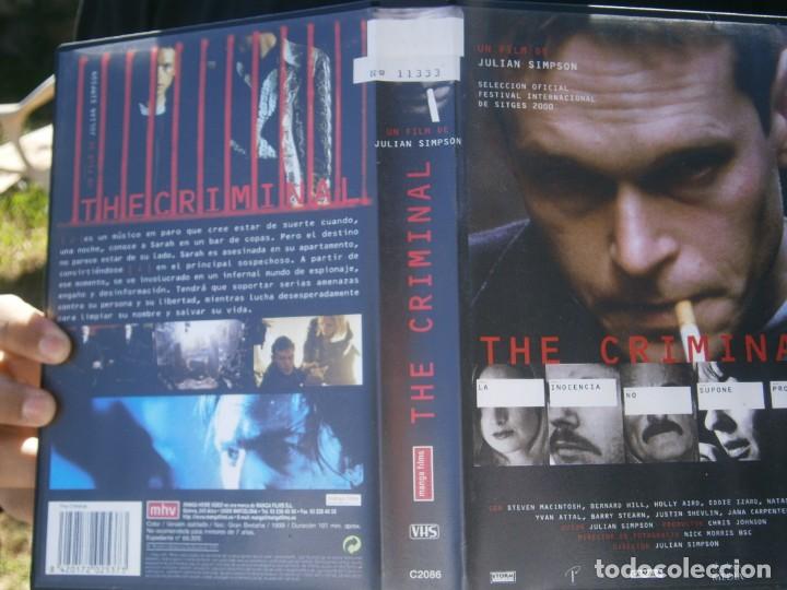 Cinema: PELICULA VHS, THE CRIMINAL
