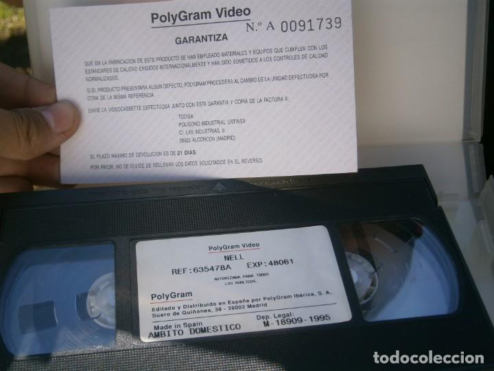 Cine: PELICULA VHS, NELL - Foto 2