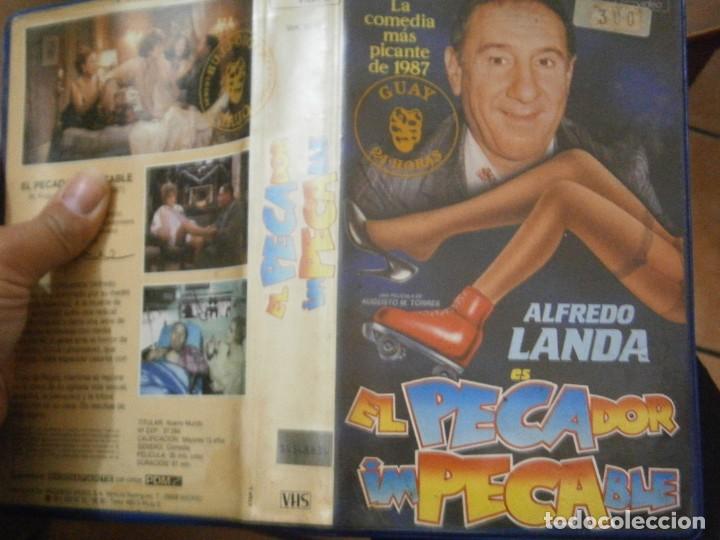 Cine: PELICULA VHS, EL PECADOR IMPECABLE - Foto 1