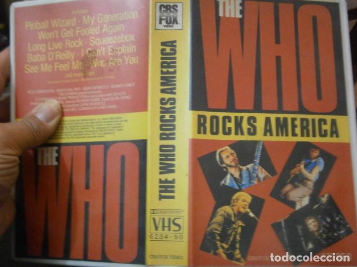 Cine: PELICULA VHS, THE WHO ROCKS AMERICA